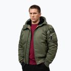 Мъжко яке Pitbull Sherpa Hooded Bomber olive