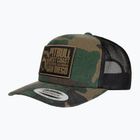 Мъжка шапка Pitbull West Coast Mesh Snapback ,,Blood Dog" Camo Trucker wood/black