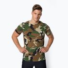 Мъжка тениска Pitbull West Coast Slim Fit Lycra Small Logo woodland camo