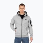 Мъжки суитшърт Pitbull Hermes Hooded Zip grey/melange