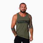 Мъжки потник Pitbull Hilltop Tank Top маслинова тениска