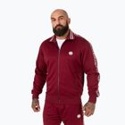 Спортно горнище Pitbull West Coast Trackjacket Tape Logo Terry Group burgundy