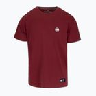 Мъжка тениска с лого Pitbull Small burgundy