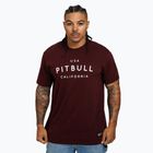 Pitbull West Coast мъжка тениска Usa Cal burgundy