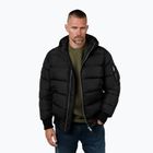 Мъжко зимно яке Pitbull Gopher Quilted Hooded black
