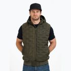 Мъжки елек Pitbull Carver Quilted Hooded olive