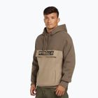 Мъжки суитшърт Pitbull Hilltop 2 Hooded brown/pale sand