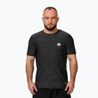 Мъжка тениска Pitbull Small Logo Casual Sport black melange