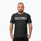 Pitbull Hilltop Casual Sport черна меланж мъжка тениска