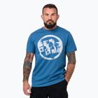 Мъжка тениска Pitbull Logo Palms shade blue