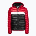 Мъжко зимно яке Pitbull Shatto Quilted Hooded red/black