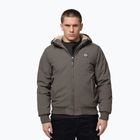 Мъжко зимно яке Pitbull Elkwood 3 Sherpa Hooded taupe