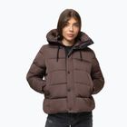 Дамско зимно яке Pitbull Amalia Padded Hooded dark chocolate
