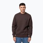 Мъжки суитшърт Pitbull Small Logo Crewneck dark chocolate