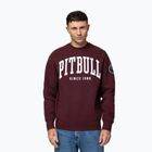 Мъжки суитшърт Pitbull Norton Crewneck dark burgundy