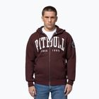Мъжки суитшърт Pitbull Norton Hooded Zip dark burgundy