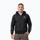 Мъжко яке Pitbull Athletic Tape Nylon Hooded black