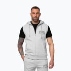Мъжки суитшърт Pitbull Badger Hooded Vest Zip grey/melange