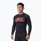 Мъжка блуза с дълъг ръкав за водни спортове Pitbull ADCC Rashguard black