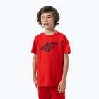 Детска тениска 4F HJZ22-JTSM002 червена