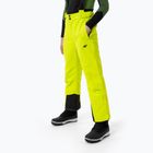 Детски ски панталон 4F жълт HJZ22-JSPMN001