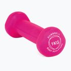 Гумиран дъмбел/гира Body Sculpture BW 513 z PVC 1 kg pink