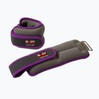 Тежести за китки Body Sculpture Bb 2700U 2 x 0,5 kg grey/purple