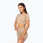 Дамски тренировъчен топ Carpatree Vibe Seamless beige melange