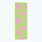 Килимче за йога/фитнес FORCEBAND Energy Pistachio 4 мм шам-фъстък/розово