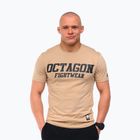 Мъжка тениска Octagon FW Straight бежова