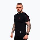 Мъжка тениска Octagon Stripe black/red