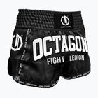 Мъжки шорти за тренировка Octagon Kickboxing/Muay Thai Legion Fight Legion Premium black/white