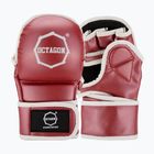 Червени граплинг ръкавици Octagon Metallic MMA