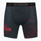 Мъжки тренировъчни шорти Octagon Legion Grunge черно/червено