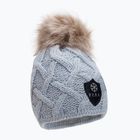 Дамска зимна шапка Fera Swarovski Snowflake grey 5.8.sn.ic