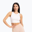 Дамски тренировъчен топ Gym Glamour Tied White 441