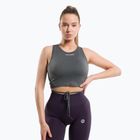 Горна част за тренировка за жени Gym Glamour Tied Silver Grey 444