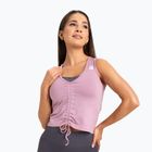 Дамски тренировъчен топ Gym Glamour Drawstring Pink 447