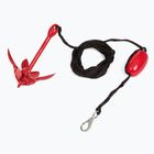 Котва за джет ски, каяк/SUP AQUASTIC 1,5 kg 7,6 m red