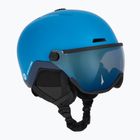 Детска скиорска каска ATTABO Avens 2.0 Jr Visor blue