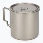 Туристическа чаша KADVA titanium ultralight gray