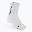 Детски футболни чорапи OneTeam Precision Grip non-slip 2-pack white
