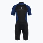 Мъжки бански костюм AQUASTIC Wavey 2 mm черен/син
