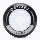 Колела за ролери ATTABO 70 mm 4 бр. black