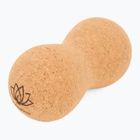 Двойна масажна топка от корк TREXO TXO-B4Z082-NC natural