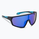 Детски слънчеви очила GOG Flint matt neon blue/black/polychromatic blue