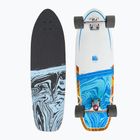 Surfskate Cutback Splash 34" бяло-син скейтборд CUT-SUR-SPL