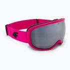 Детска скиорска маска 4F U067 hot pink neon