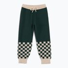 Детски панталони KID STORY Merino green chessboard