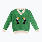 Детски пуловер KID STORY Organic cotton green pelican
